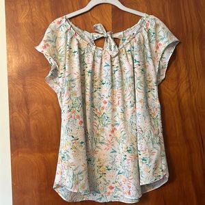 LC Lauren Conrad Floral Blouse